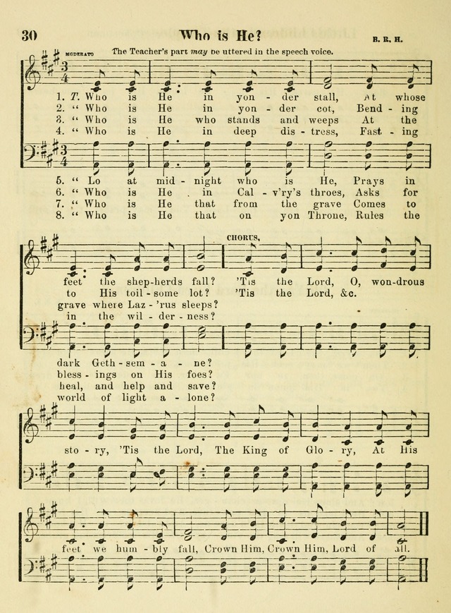 The Welcome: a book of hymns, songs and lessons for the children of the New Church (3rd ed.) page 30