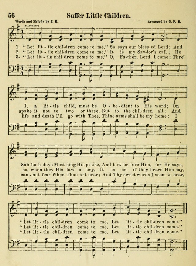 The Welcome: a book of hymns, songs and lessons for the children of the New Church (3rd ed.) page 56