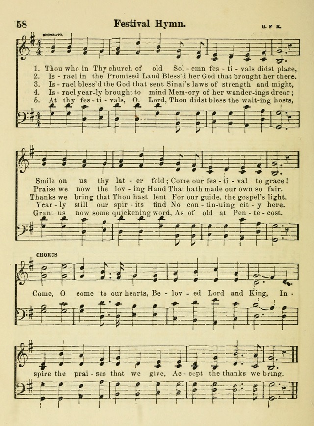 The Welcome: a book of hymns, songs and lessons for the children of the New Church (3rd ed.) page 58