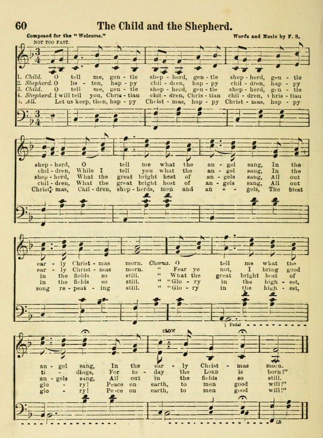 The Welcome: a book of hymns, songs and lessons for the children of the New Church (3rd ed.) page 60