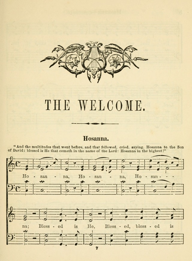 The Welcome: a book of hymns, songs and lessons for the children of the New Church (3rd ed.) page 7