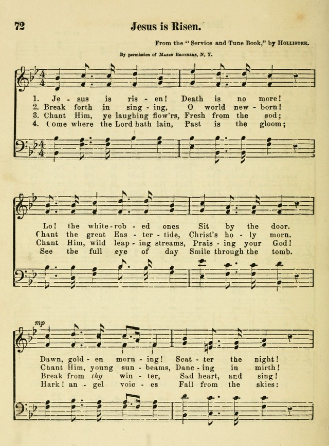 The Welcome: a book of hymns, songs and lessons for the children of the New Church (3rd ed.) page 72