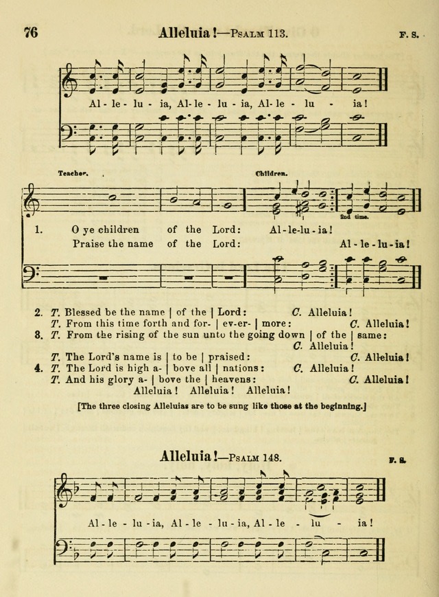 The Welcome: a book of hymns, songs and lessons for the children of the New Church (3rd ed.) page 76