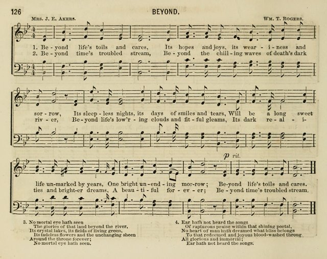 The Welcome: a collection of songs, hymns, chants, anthems and choruses,for the Sabbath school and home sircle page 126