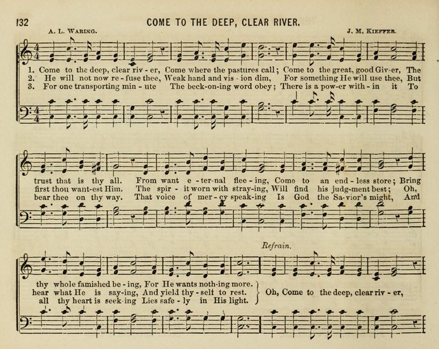 The Welcome: a collection of songs, hymns, chants, anthems and choruses,for the Sabbath school and home sircle page 132