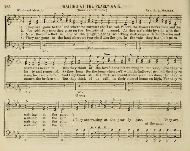 The Welcome: a collection of songs, hymns, chants, anthems and choruses,for the Sabbath school and home sircle page 134