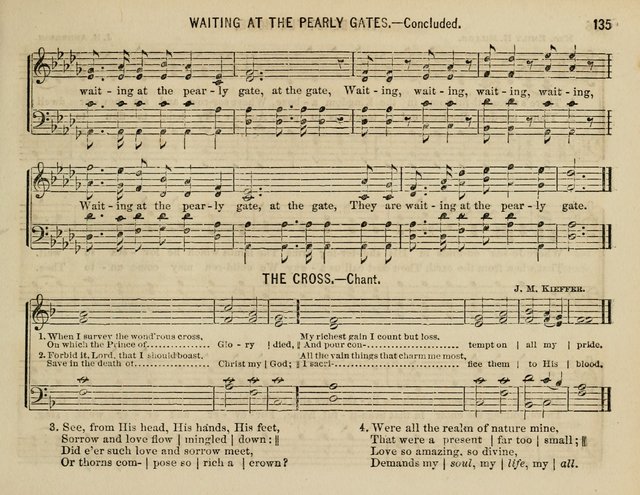 The Welcome: a collection of songs, hymns, chants, anthems and choruses,for the Sabbath school and home sircle page 135