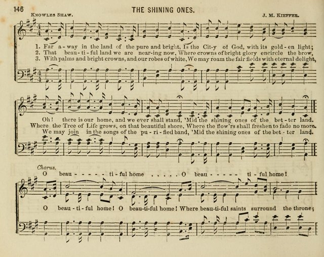 The Welcome: a collection of songs, hymns, chants, anthems and choruses,for the Sabbath school and home sircle page 146