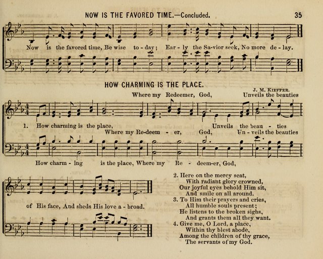 The Welcome: a collection of songs, hymns, chants, anthems and choruses,for the Sabbath school and home sircle page 35