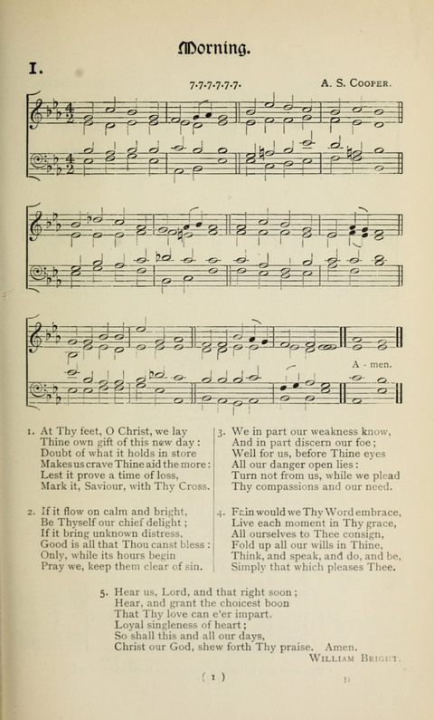 The Westminster Abbey Hymn-Book: compiled under the authority of the dean of Westminster page 1