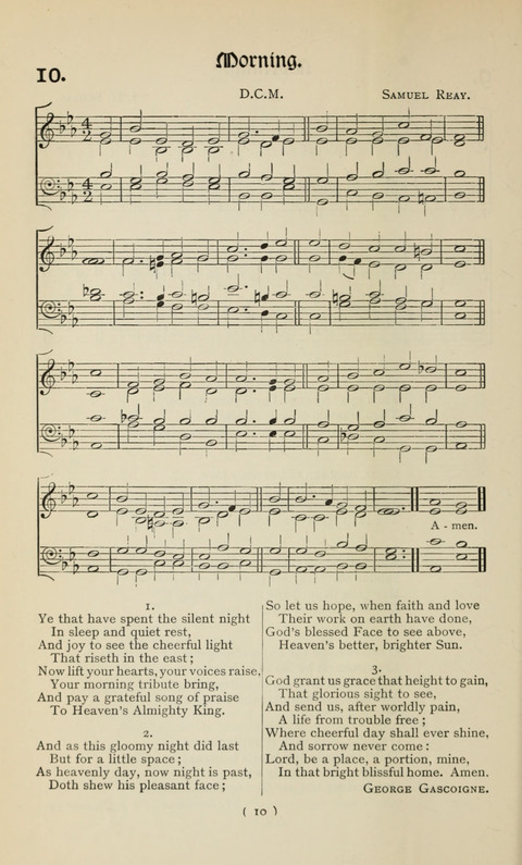 The Westminster Abbey Hymn-Book: compiled under the authority of the dean of Westminster page 10