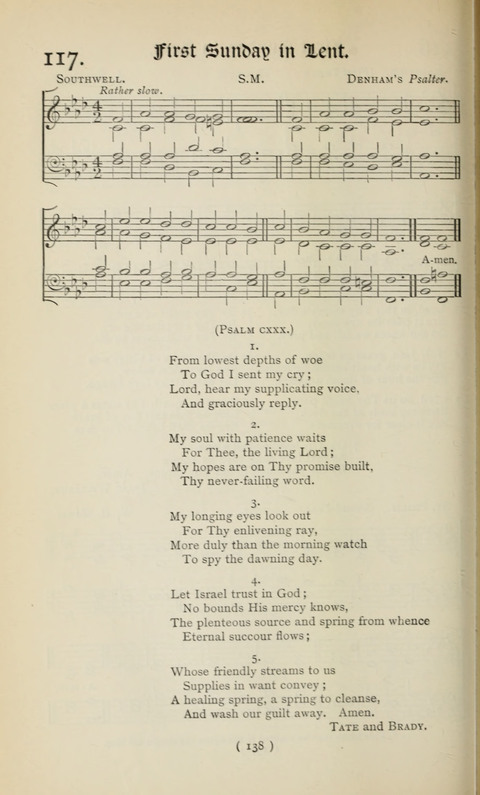 The Westminster Abbey Hymn-Book: compiled under the authority of the dean of Westminster page 138