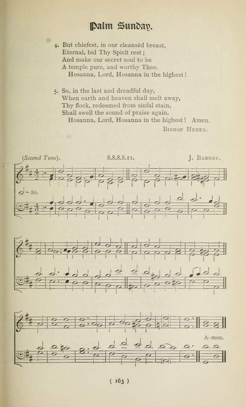 The Westminster Abbey Hymn-Book: compiled under the authority of the dean of Westminster page 163