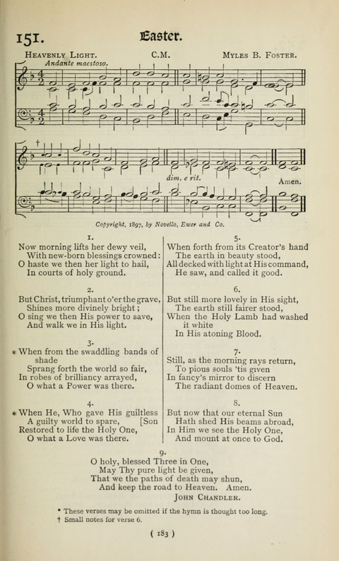 The Westminster Abbey Hymn-Book: compiled under the authority of the dean of Westminster page 183