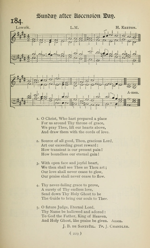 The Westminster Abbey Hymn-Book: compiled under the authority of the dean of Westminster page 229