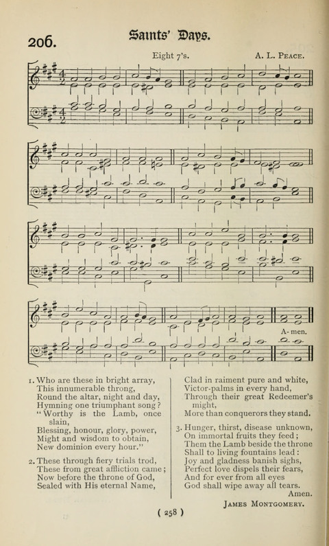 The Westminster Abbey Hymn-Book: compiled under the authority of the dean of Westminster page 258