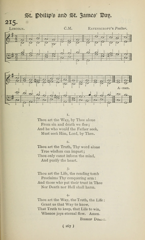 The Westminster Abbey Hymn-Book: compiled under the authority of the dean of Westminster page 267