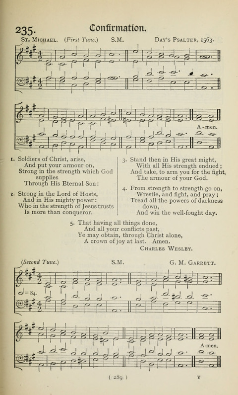 The Westminster Abbey Hymn-Book: compiled under the authority of the dean of Westminster page 289