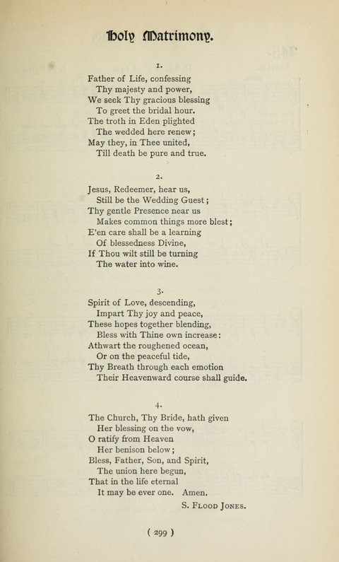 The Westminster Abbey Hymn-Book: compiled under the authority of the dean of Westminster page 299