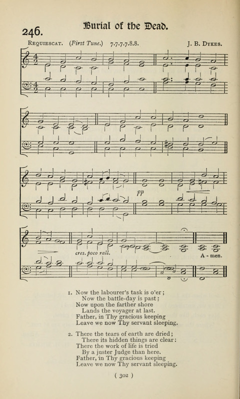 The Westminster Abbey Hymn-Book: compiled under the authority of the dean of Westminster page 302