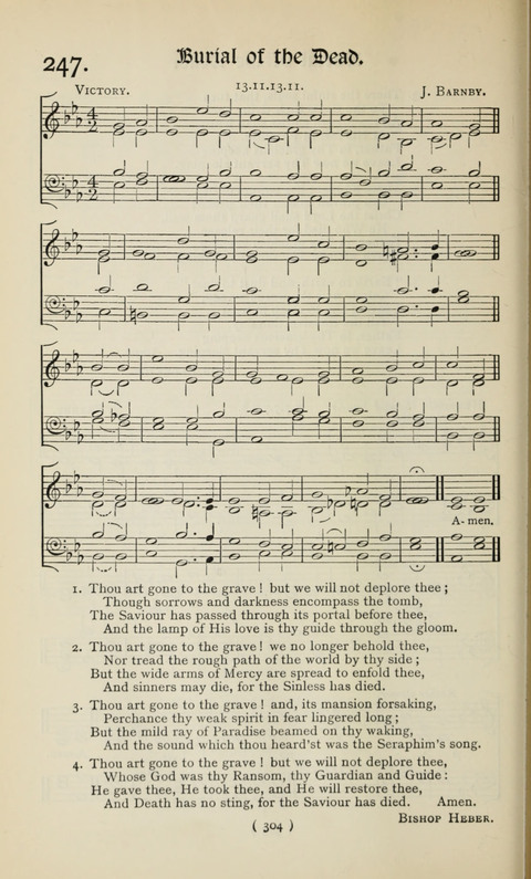 The Westminster Abbey Hymn-Book: compiled under the authority of the dean of Westminster page 304