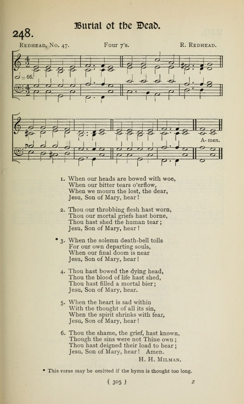 The Westminster Abbey Hymn-Book: compiled under the authority of the dean of Westminster page 305