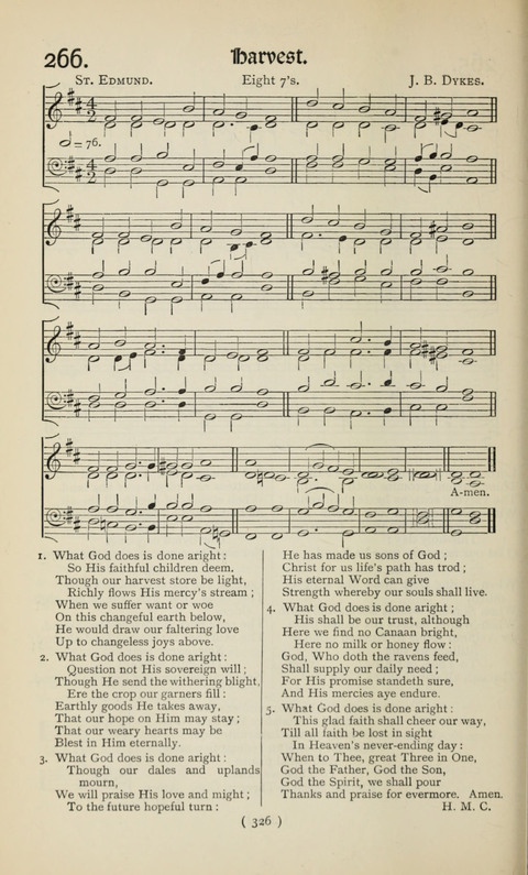 The Westminster Abbey Hymn-Book: compiled under the authority of the dean of Westminster page 326