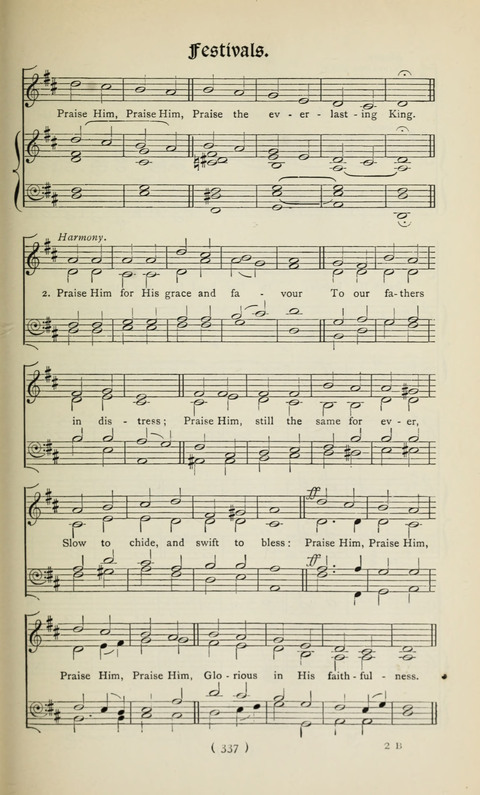 The Westminster Abbey Hymn-Book: compiled under the authority of the dean of Westminster page 337