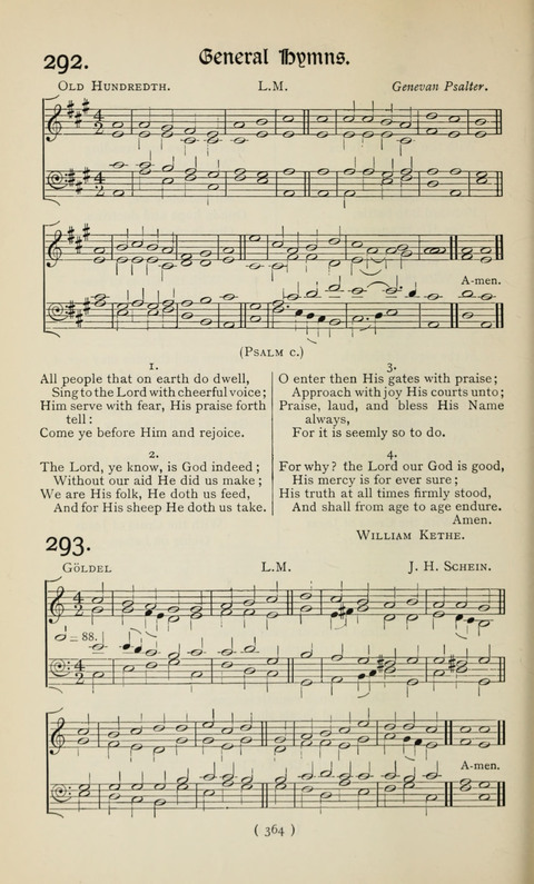 The Westminster Abbey Hymn-Book: compiled under the authority of the dean of Westminster page 364