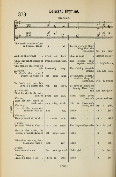 The Westminster Abbey Hymn-Book: compiled under the authority of the dean of Westminster page 388