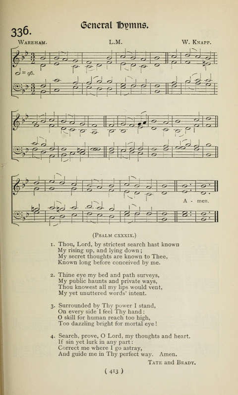 The Westminster Abbey Hymn-Book: compiled under the authority of the dean of Westminster page 413