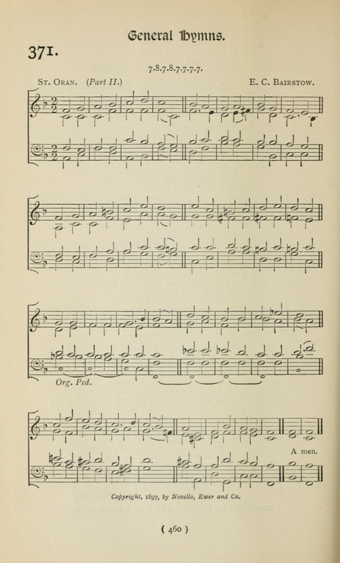 The Westminster Abbey Hymn-Book: compiled under the authority of the dean of Westminster page 460