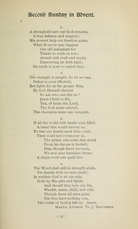 The Westminster Abbey Hymn-Book: compiled under the authority of the dean of Westminster page 57