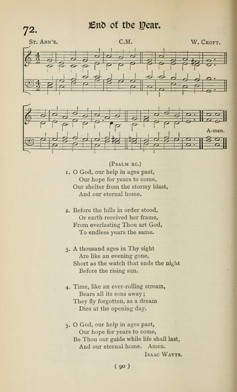 The Westminster Abbey Hymn-Book: compiled under the authority of the dean of Westminster page 90