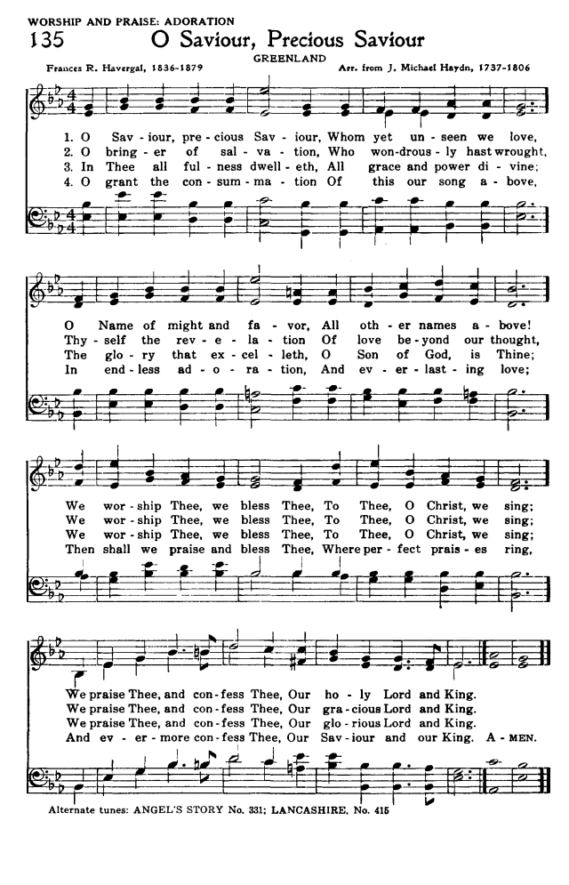 Worship and Service Hymnal: For Church, School, and Home page 114