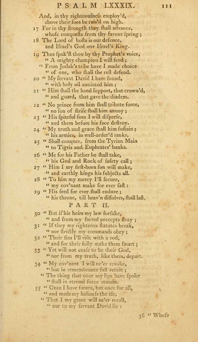 The Whole Book of Psalms: in metre; with hymns suited to the feasts and fasts of the church, and other occasions of public worship page 111