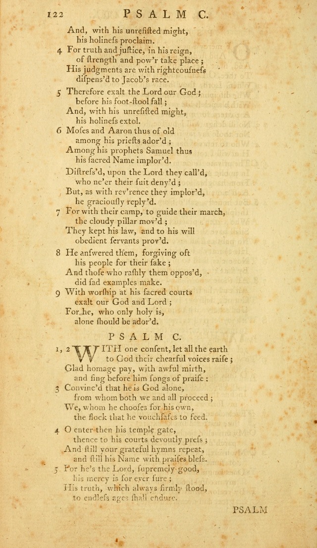 The Whole Book of Psalms: in metre; with hymns suited to the feasts and fasts of the church, and other occasions of public worship page 122