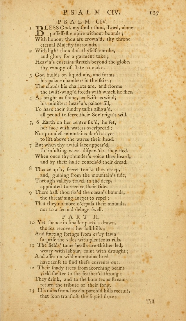 The Whole Book of Psalms: in metre; with hymns suited to the feasts and fasts of the church, and other occasions of public worship page 127