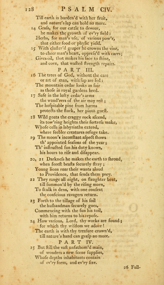 The Whole Book of Psalms: in metre; with hymns suited to the feasts and fasts of the church, and other occasions of public worship page 128