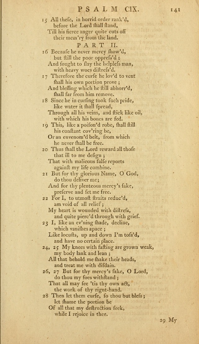 The Whole Book of Psalms: in metre; with hymns suited to the feasts and fasts of the church, and other occasions of public worship page 141