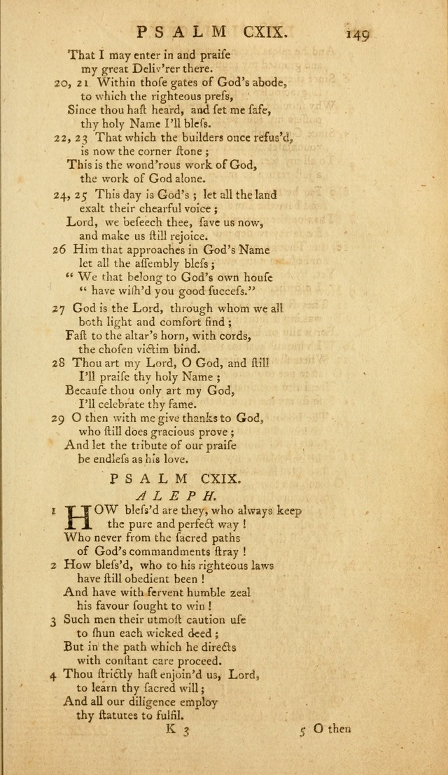 The Whole Book of Psalms: in metre; with hymns suited to the feasts and fasts of the church, and other occasions of public worship page 149