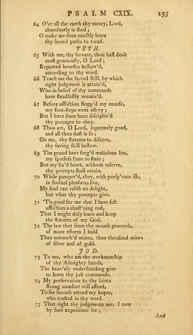 The Whole Book of Psalms: in metre; with hymns suited to the feasts and fasts of the church, and other occasions of public worship page 155