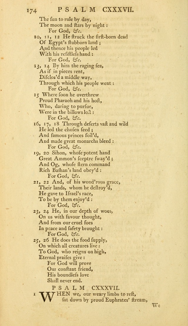 The Whole Book of Psalms: in metre; with hymns suited to the feasts and fasts of the church, and other occasions of public worship page 174