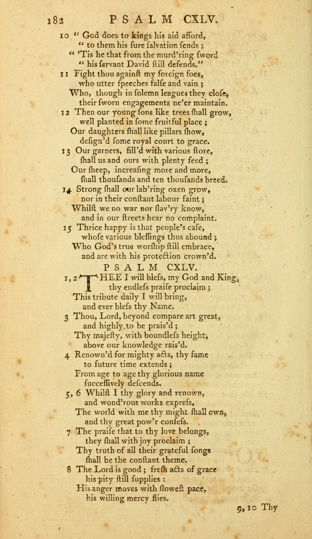 The Whole Book of Psalms: in metre; with hymns suited to the feasts and fasts of the church, and other occasions of public worship page 182