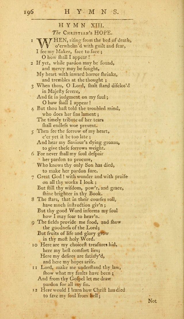 The Whole Book of Psalms: in metre; with hymns suited to the feasts and fasts of the church, and other occasions of public worship page 198