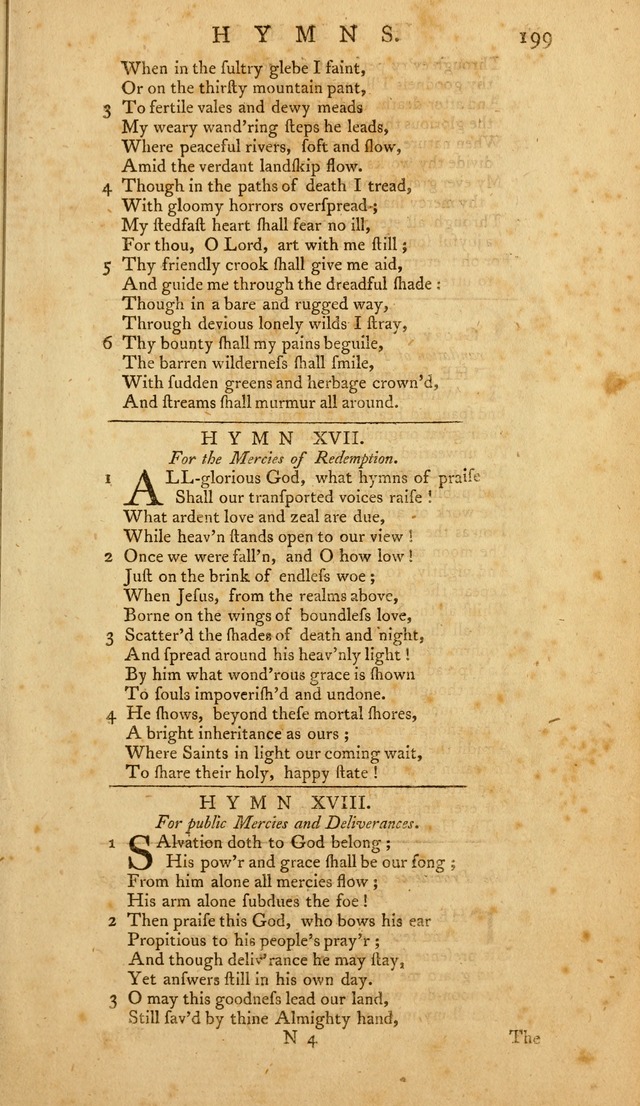 The Whole Book of Psalms: in metre; with hymns suited to the feasts and fasts of the church, and other occasions of public worship page 201