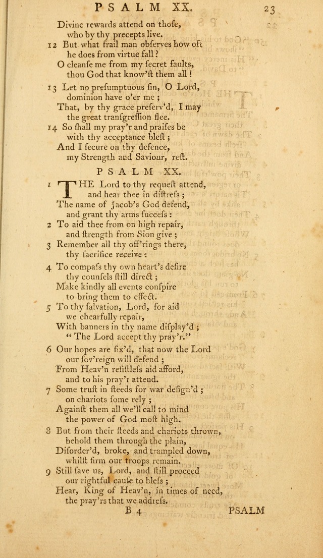 The Whole Book of Psalms: in metre; with hymns suited to the feasts and fasts of the church, and other occasions of public worship page 23