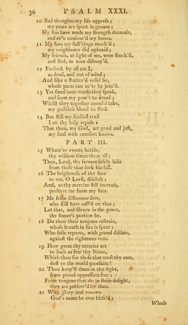 The Whole Book of Psalms: in metre; with hymns suited to the feasts and fasts of the church, and other occasions of public worship page 36