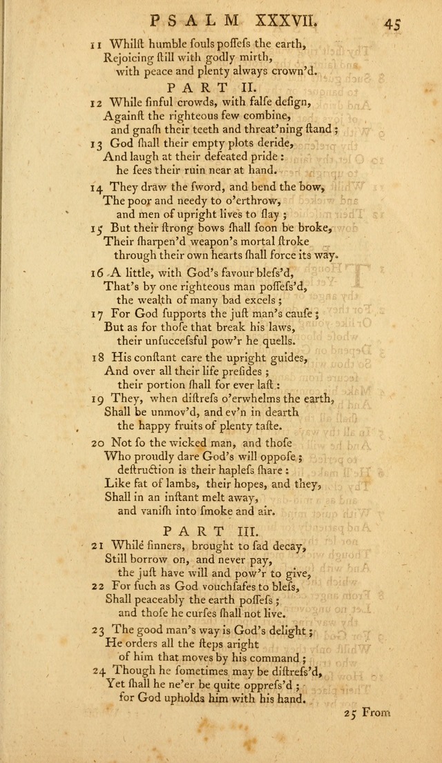 The Whole Book of Psalms: in metre; with hymns suited to the feasts and fasts of the church, and other occasions of public worship page 45