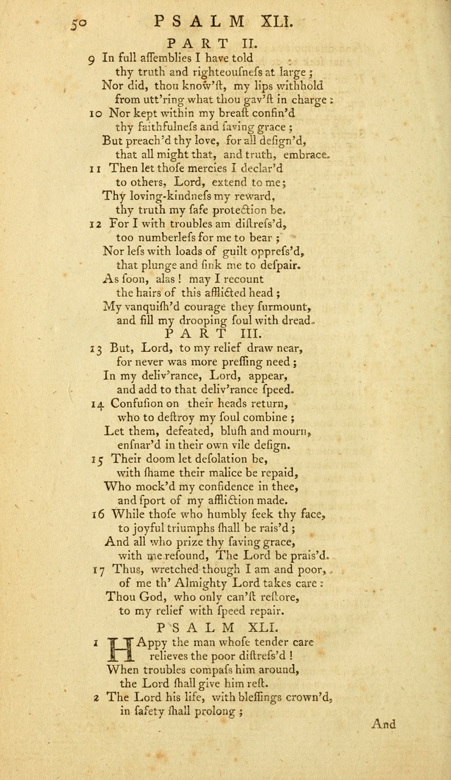 The Whole Book of Psalms: in metre; with hymns suited to the feasts and fasts of the church, and other occasions of public worship page 50